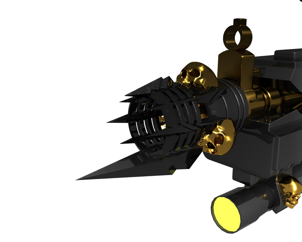 Nerf - Goth style barrel