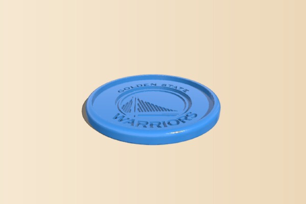 Golden State Warriors Coaster | 3d print model