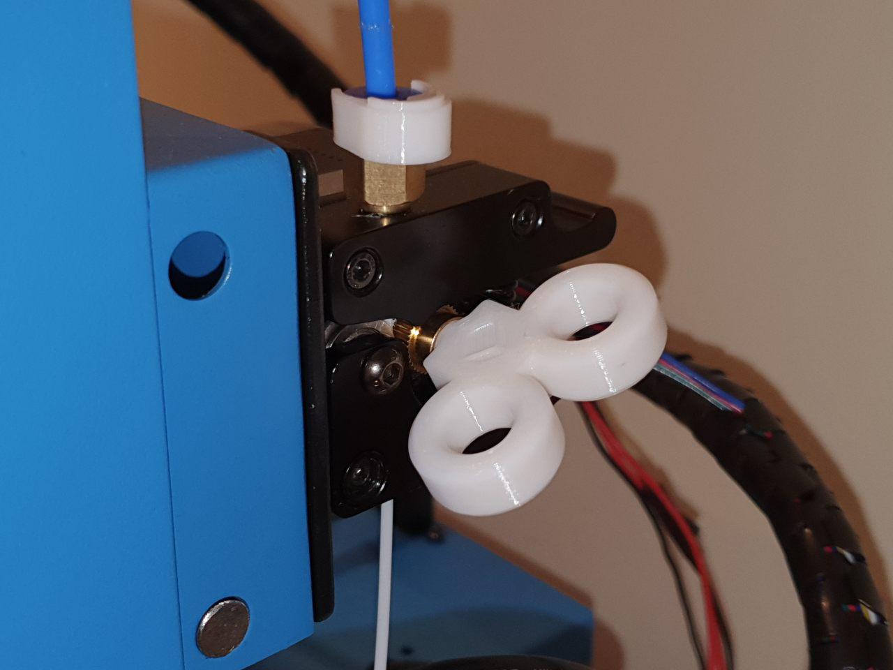 Retro feed knob for Anycubic Kossel _ Mega - Extruder Rotation Visualizer [ERV]