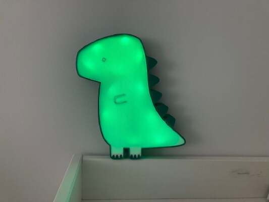 dinosaur lamp led | 3d print model