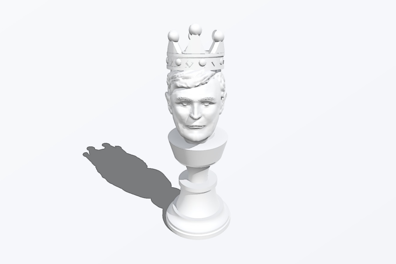 Willy aka Willem Alexander, King of the Netherlands as a chess piece