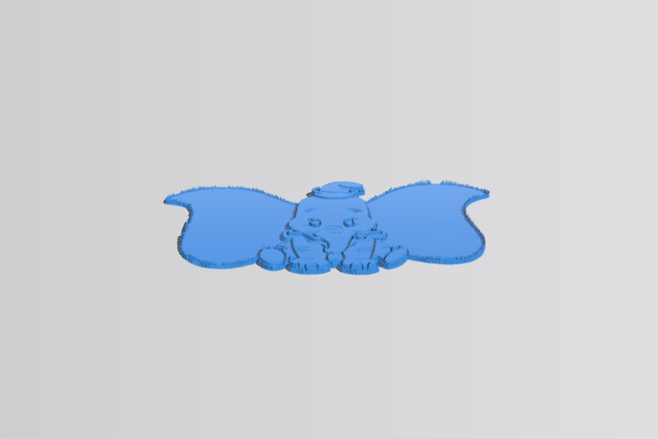 Dumbo dibujo 3D flexible