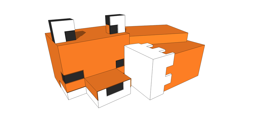 Minecraft Fox (Pieces)