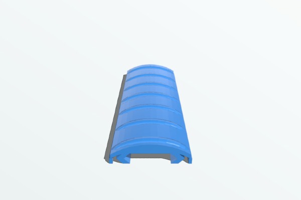 4-inch rail cover | 3d print model