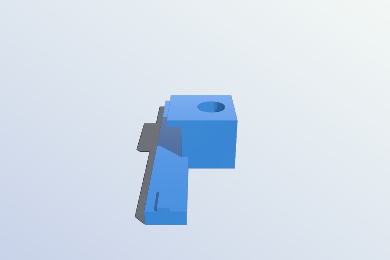Flashforge bracket to hold dial gauge for accurate setup