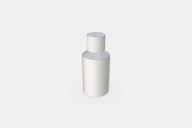 White Pill Bottle Mockup