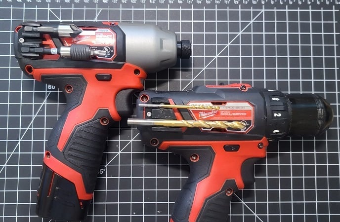Milwaukee M12 Drill, Hex Bit Holders