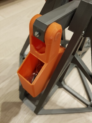Trebuchet (My version) New axes and counterweight | 3d print model