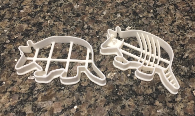 Armadillo Cookie Cutter | 3d print model
