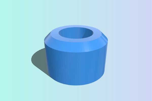 Mini V Slot Wheel 1_4" spacer | 3d print model
