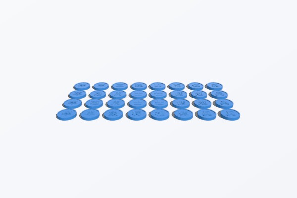 Xiangqi - Double sided Chinese Traditional _ Western set | 3d print model