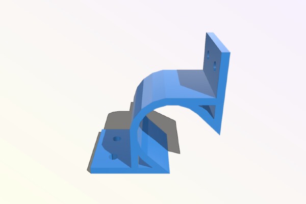3_4in Conduit Corner Clamp - 90 degree | 3d print model