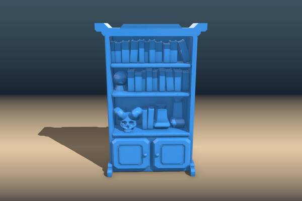 Delving Decor  Wizard's Shelf | 3d print model