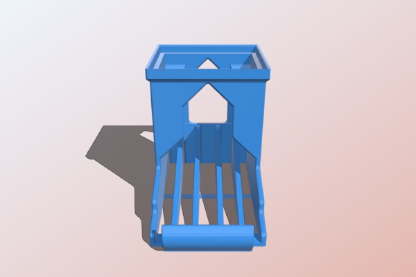 AA AAA Extendable Battery Dispenser  - Lightened with lid and full plates! | 3d print model