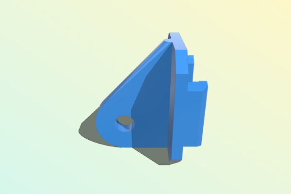 GoPro Mic Stand Mount - customizable | 3d print model