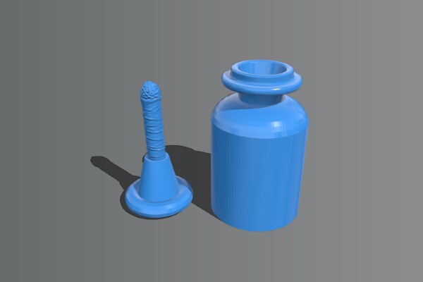 jeannie in a bottle (nsfw) | 3d print model