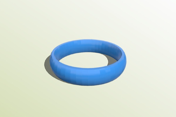 Design Print Build - 0004 Wedding Ring | 3d print model