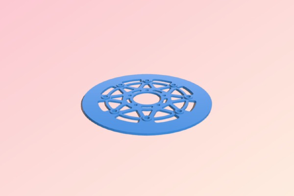 Galespeed Front Wheel 1:5 | 3d print model