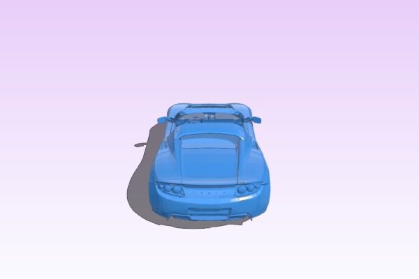 Tesla Roadster Car | 3d print model