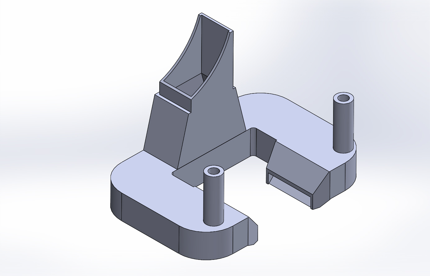 Mecreator2 Fan duct - Bauteilkühler V4