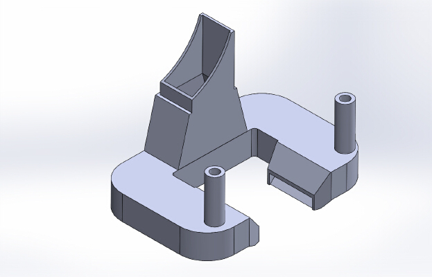 Mecreator2 Fan duct - Bauteilkühler V4 | 3d print model