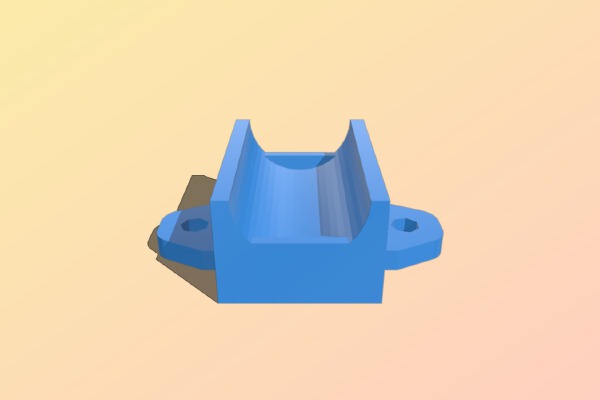 LM8UU linear bearing holder double tie Y-Achses 30mm | 3d print model