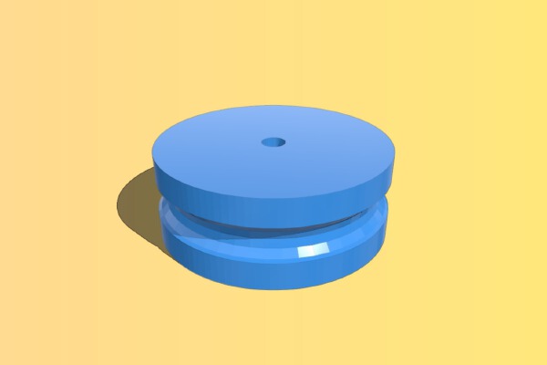 Fake Ear Plug | 3d print model