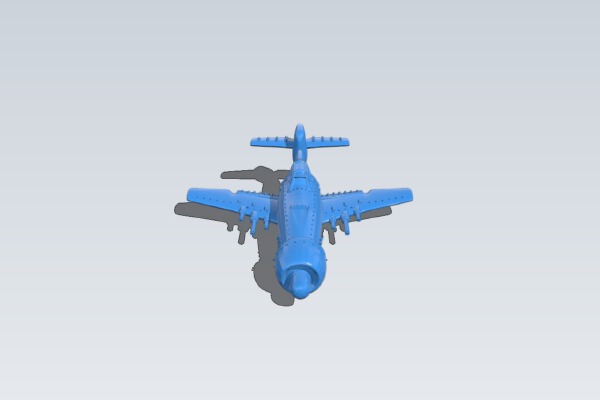 Crimson Skies - Marquette Pr-1 Defender | 3d print model