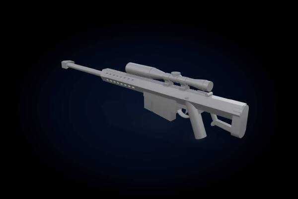 gun sniper | 3d print model