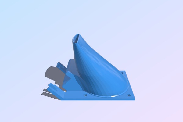 Ultimaker Left Fan Duct | 3d print model