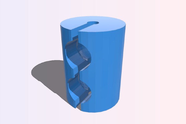 Customizable Blind Chain Stopper | 3d print model