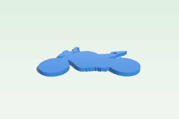 Kawasaki Z750 Keychain | 3d print model