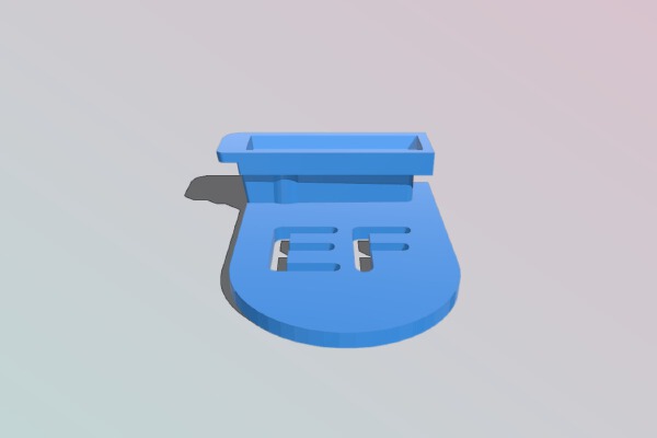 Support badge autoroute | 3d print model