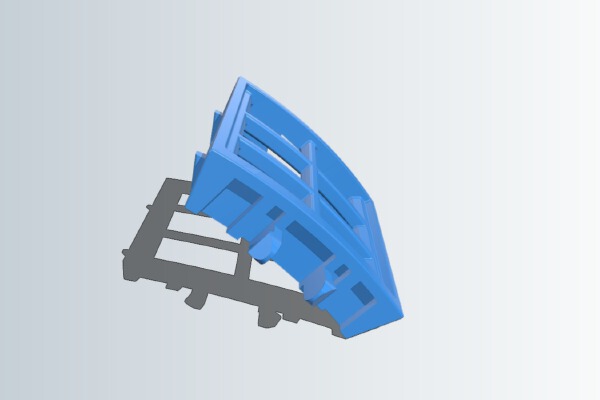 Rokenbok Curved Window | 3d print model