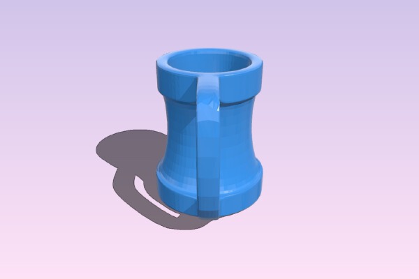 Smooth Mini Tankard | 3d print model