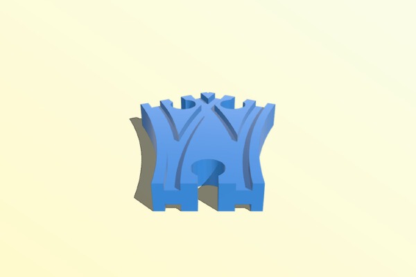 Train track Brio compatible | 3d print model