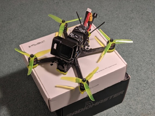 GoPro Hero 5_6_7 20 + 25 Degree Mount for iFlight XL5 V4_Cidora_Nazgul | 3d print model