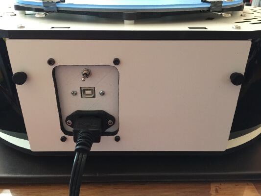 Customizable Side Panel for Rostock Max v2 | 3d print model