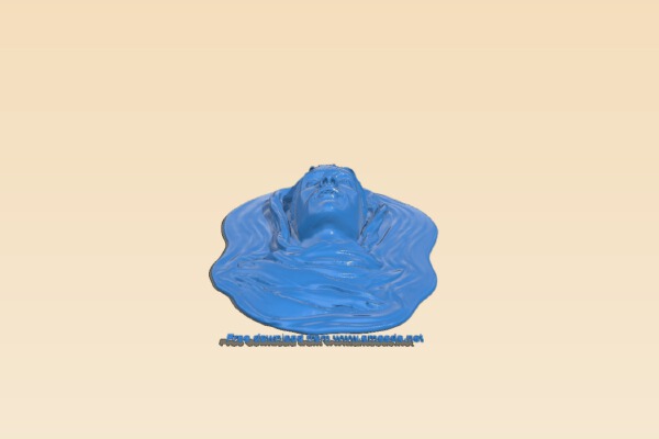 Drowning painting | 3d print model