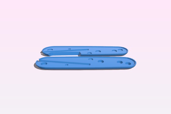 Swiss Army Knife Scales | 3d print model