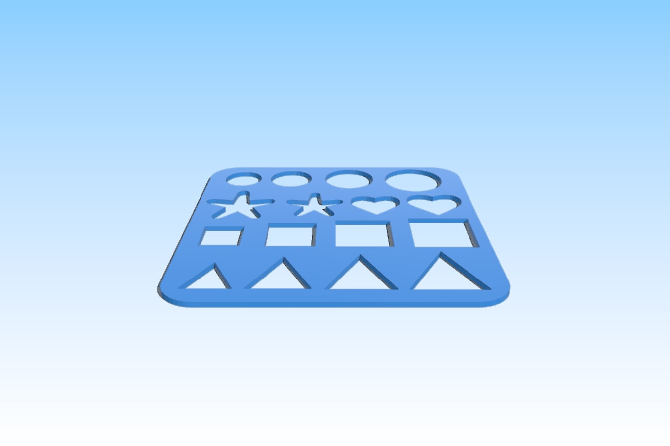 Shape Stencil Template