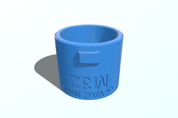 osVAC neo M32 + step + Fusion 360 | 3d print model
