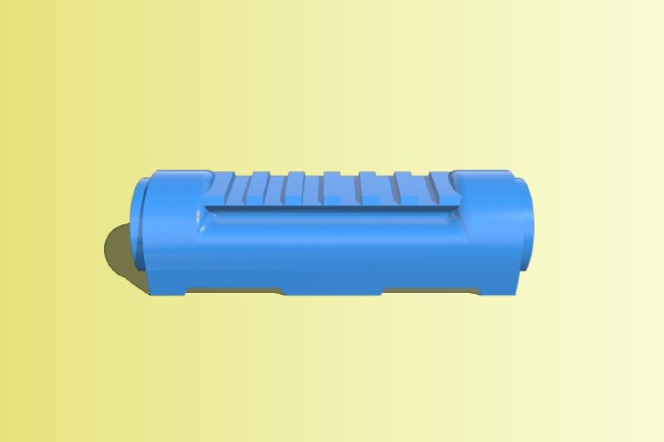 Railed (low-profile) Handguard for AK74u (Cyma) | 3d print model