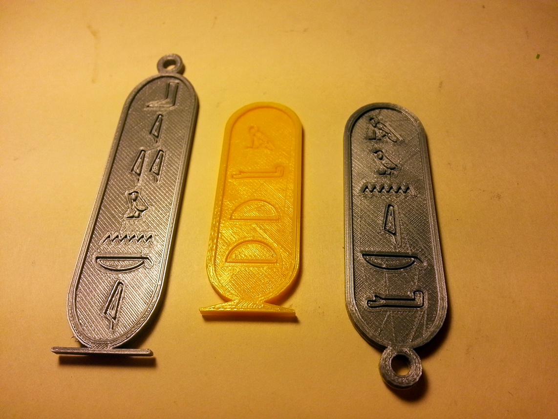 Egyptian Cartouche Hieroglyphics Construction Kit