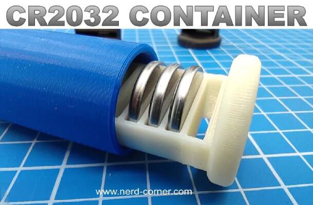 CR2032 Battery Container for 10pcs | 3d print model