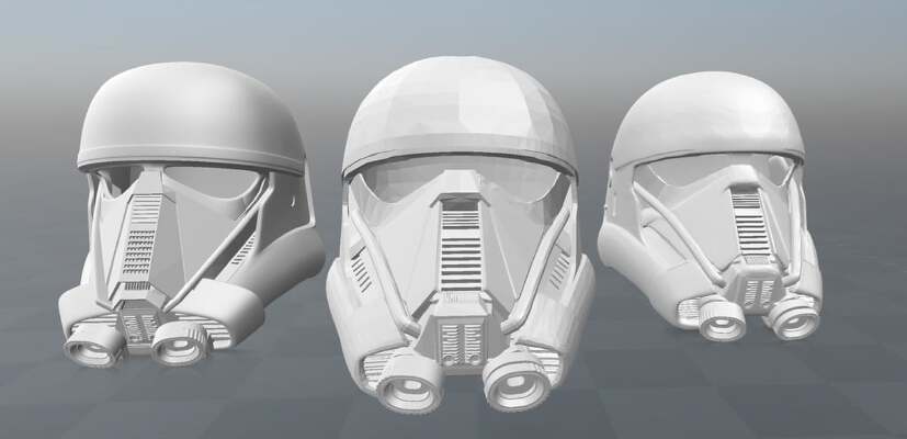 Death Trooper Helmet ( Revison 2 ) Rogue 1 | 3d print model