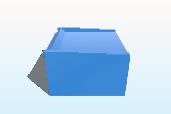 Diecast Garage 2-Bay w_door | 3d print model