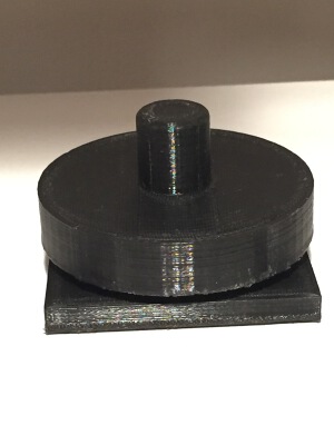 Spool Holder for 10lb, 5lB, 2lb and 0.5lb spools using skateboard bearings as a "lazy susan" | 3d print model