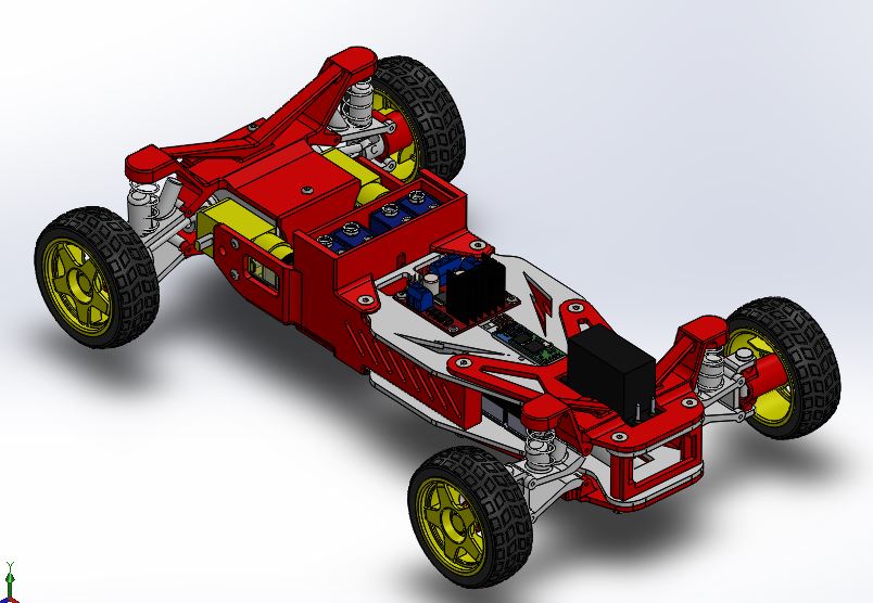 P3F 1:10 RC CAR - 3D Printed