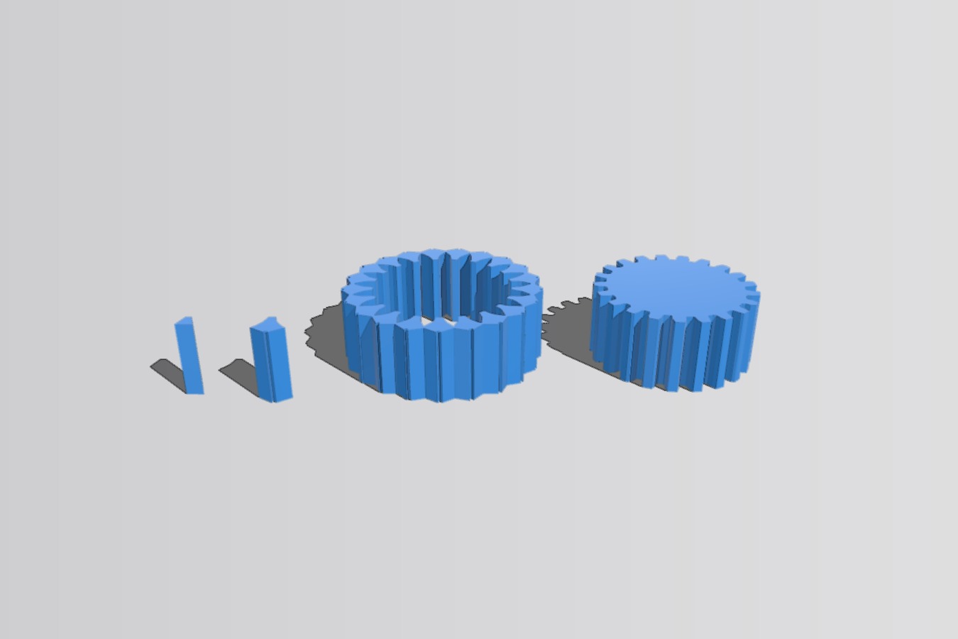 Educational gear cutting